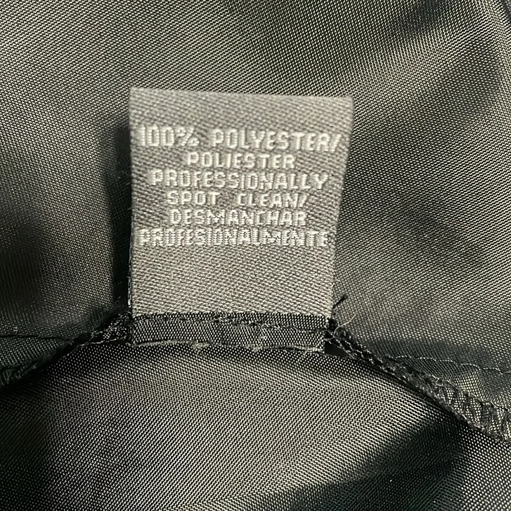 Dress Barn dress size 20W sleeveless black w/beaded top lining under chiffon - Picture 14 of 14